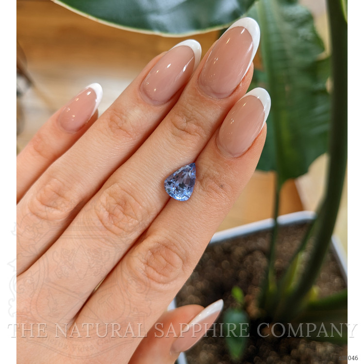3.88 Ct. Blue Sapphire from Ceylon (Sri Lanka)