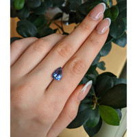 3.88 Ct. Blue Sapphire from Ceylon (Sri Lanka) Life Style