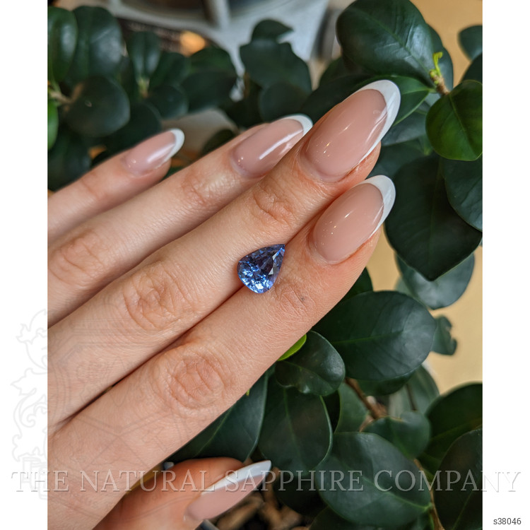 3.88 Ct. Blue Sapphire from Ceylon (Sri Lanka)
