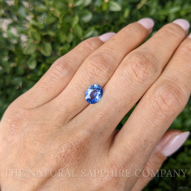 2.10 Ct. Blue Sapphire from Ceylon (Sri Lanka)