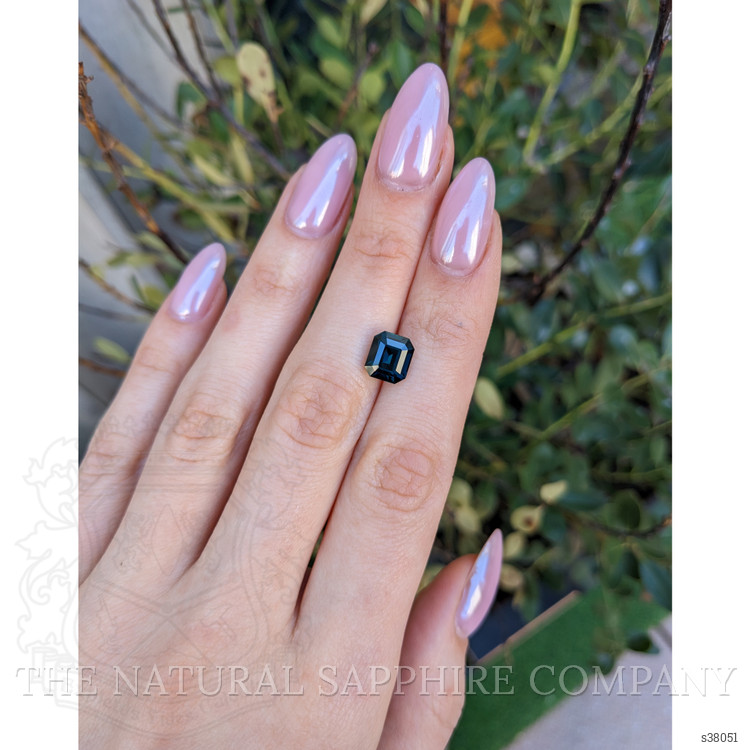 4.12 Ct. Bluish Green Sapphire from Madagascar