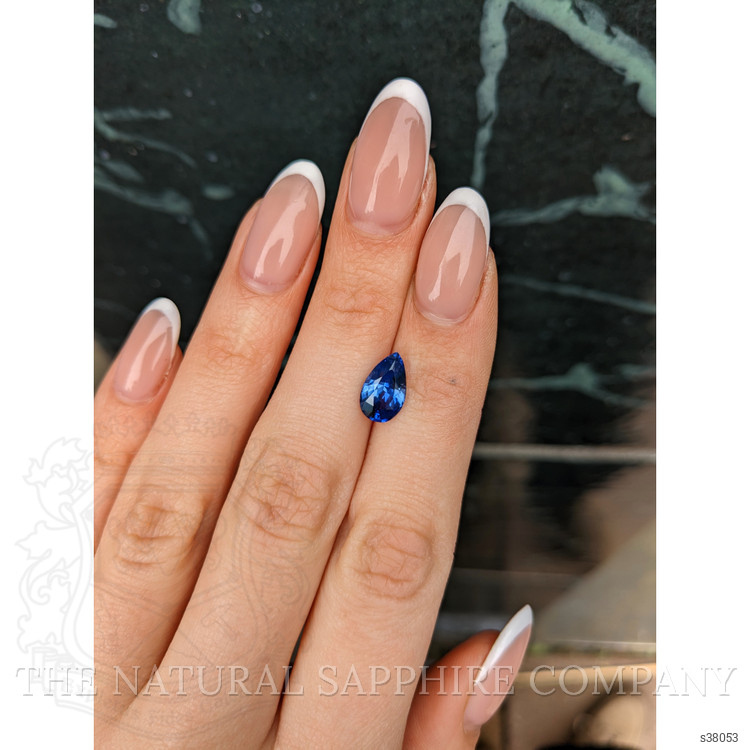 2.18 Ct. Blue Sapphire from Ceylon (Sri Lanka)