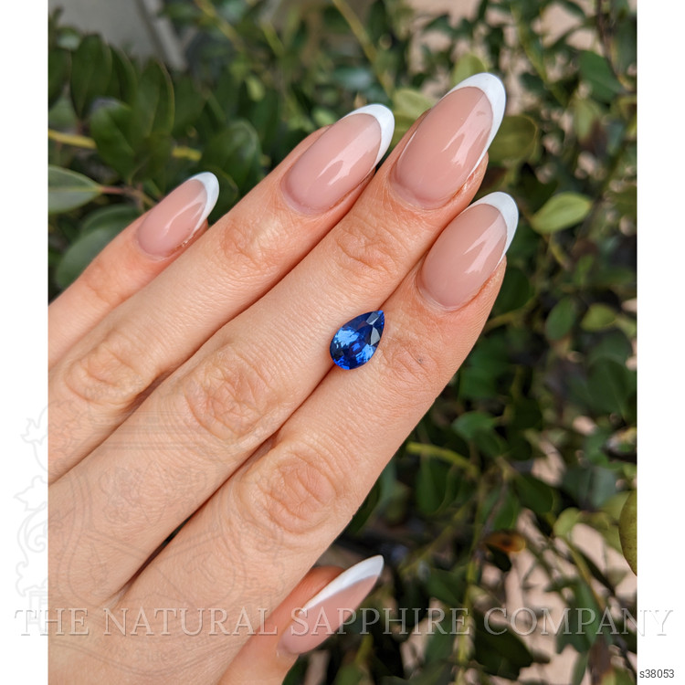 2.18 Ct. Blue Sapphire from Ceylon (Sri Lanka)