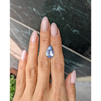 5.33 Ct. Blue Sapphire from Ceylon (Sri Lanka) Life Style