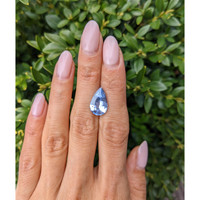 5.33 Ct. Blue Sapphire from Ceylon (Sri Lanka) Life Style