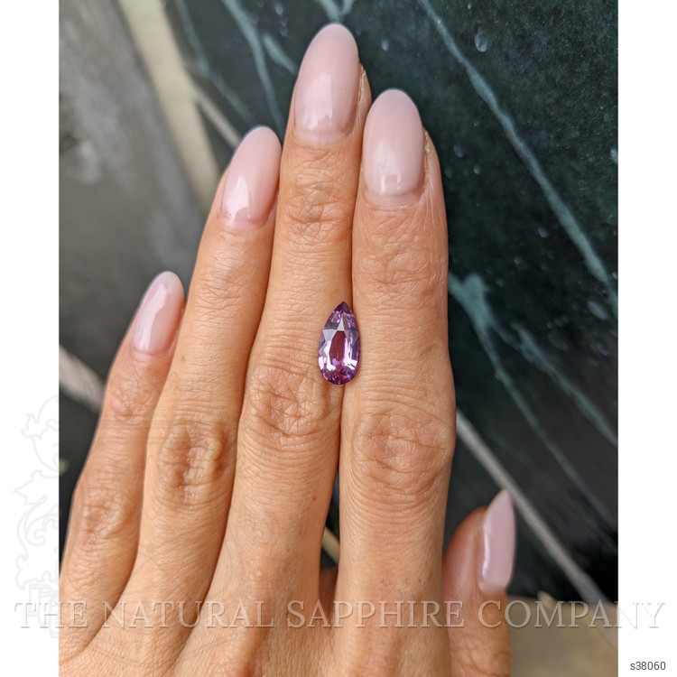 2.24 Ct. Pinkish Purple Sapphire from Ceylon (Sri Lanka)