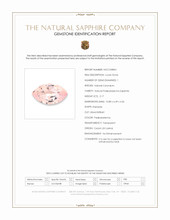 2.17 Ct. Padparadscha Sapphire from Ceylon (Sri Lanka) Scan Report