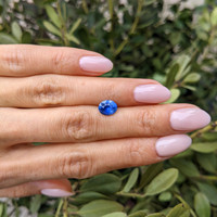 1.79 Ct. Blue Sapphire from Ceylon (Sri Lanka) Life Style