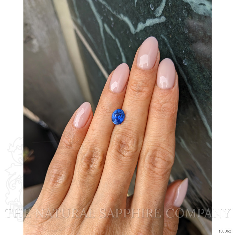 1.79 Ct. Blue Sapphire from Ceylon (Sri Lanka)