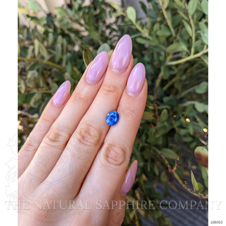 2.99 Ct. Blue Sapphire from Ceylon (Sri Lanka)