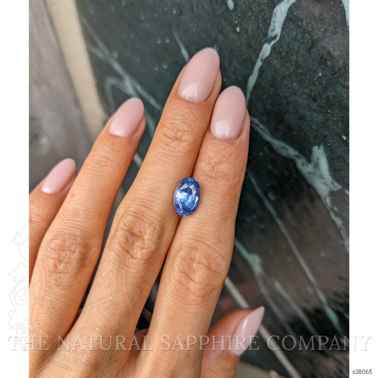 3.76 Ct. Blue Sapphire from Ceylon (Sri Lanka)