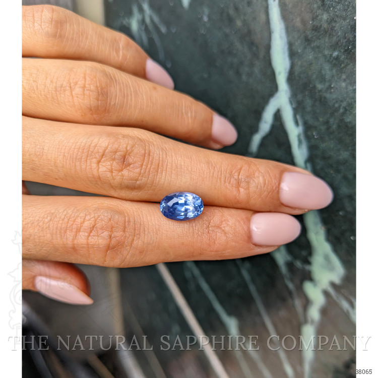 3.76 Ct. Blue Sapphire from Ceylon (Sri Lanka)