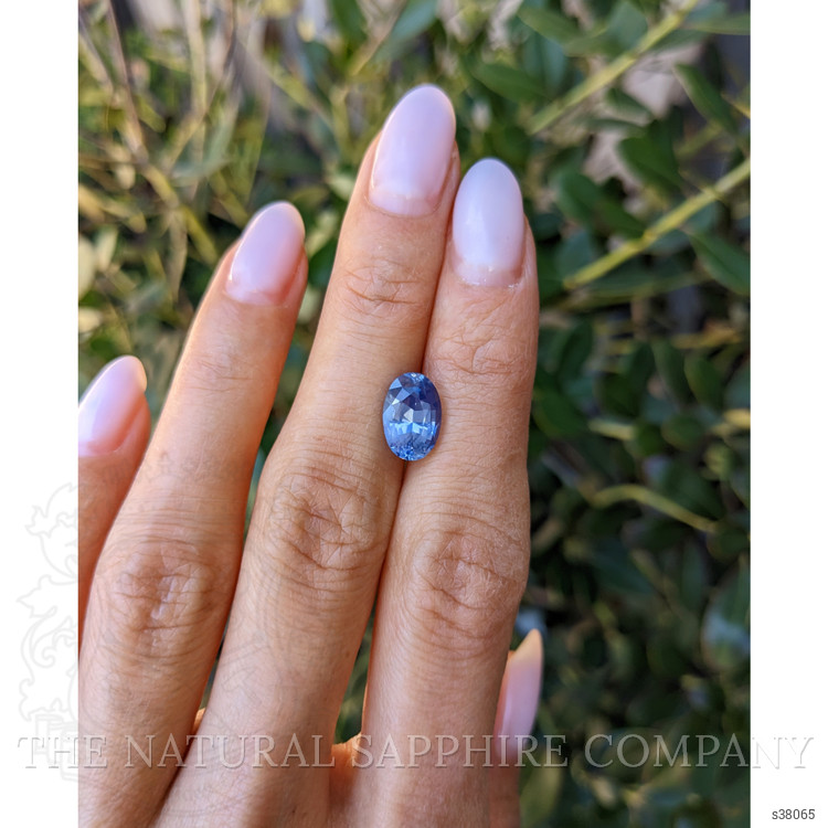 3.76 Ct. Blue Sapphire from Ceylon (Sri Lanka)