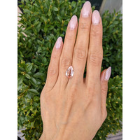 4.01 Ct. Padparadscha Sapphire from Ceylon (Sri Lanka) Life Style
