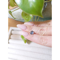 2.20 Ct. Greenish Blue Cabochon Sapphire from Montana Life Style