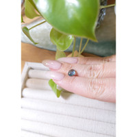 2.20 Ct. Greenish Blue Cabochon Sapphire from Montana Life Style