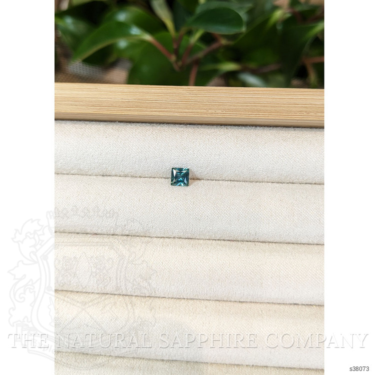 0.72 Ct. Bluish Green Sapphire from Montana
