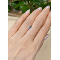 0.25 Ct. Greyish Blue Sapphire from Montana Life Style