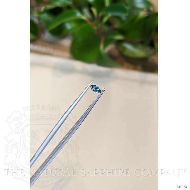 0.25 Ct. Greyish Blue Sapphire from Montana