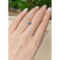 0.56 Ct. Bluish Green Sapphire from Montana Life Style
