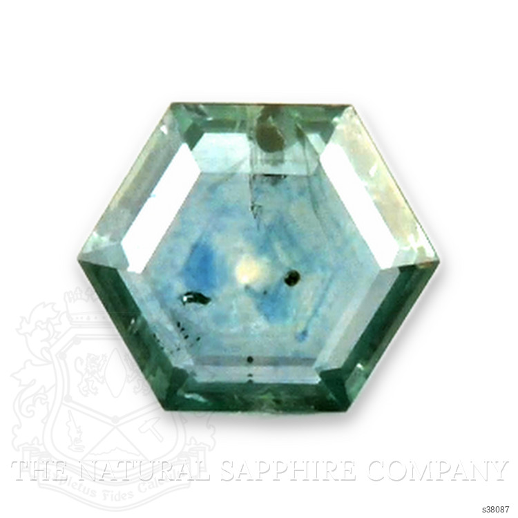 0.66 Ct. Bluish Green Sapphire from Montana