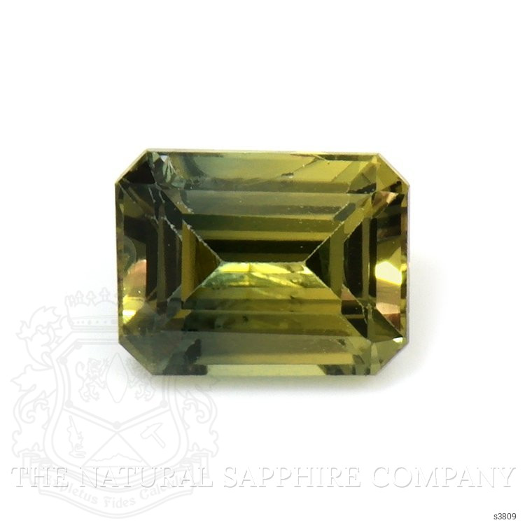 0.60 Ct. Greenish Yellow Sapphire from Ceylon (Sri Lanka)