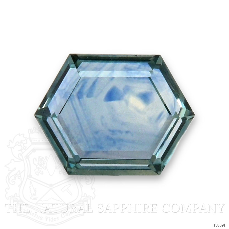 0.89 Ct. Greenish Blue Sapphire from Montana