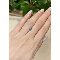 0.94 Ct. Bluish Green Sapphire from Montana Life Style
