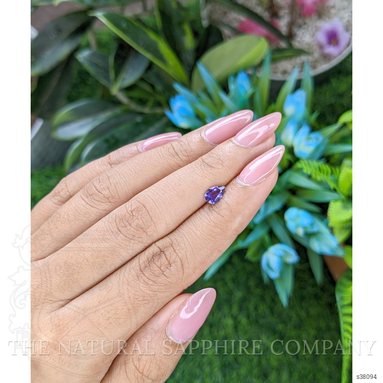0.58 Ct. Purple Sapphire from Tanzania