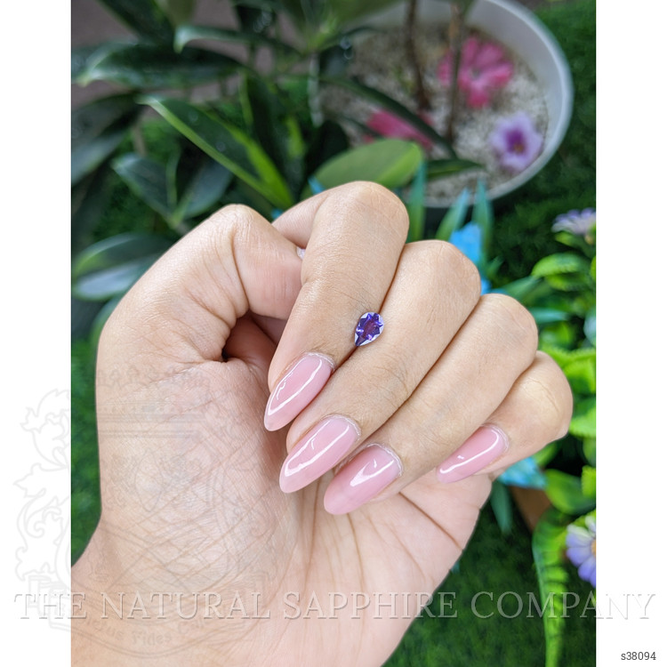 0.58 Ct. Purple Sapphire from Tanzania