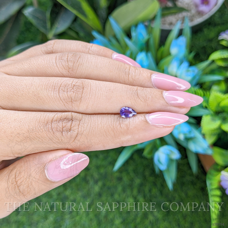 0.58 Ct. Purple Sapphire from Tanzania