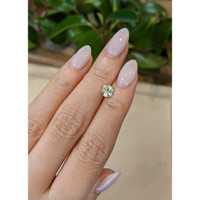 0.98 Ct. Yellowish Green Sapphire from Montana Life Style