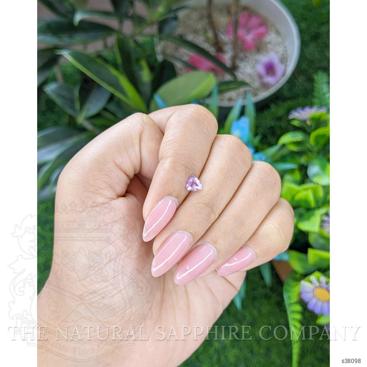 0.51 Ct. Purplish Pink Sapphire from Tanzania