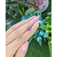 2.30 Ct. Pinkish Purple Sapphire from Tanzania Life Style