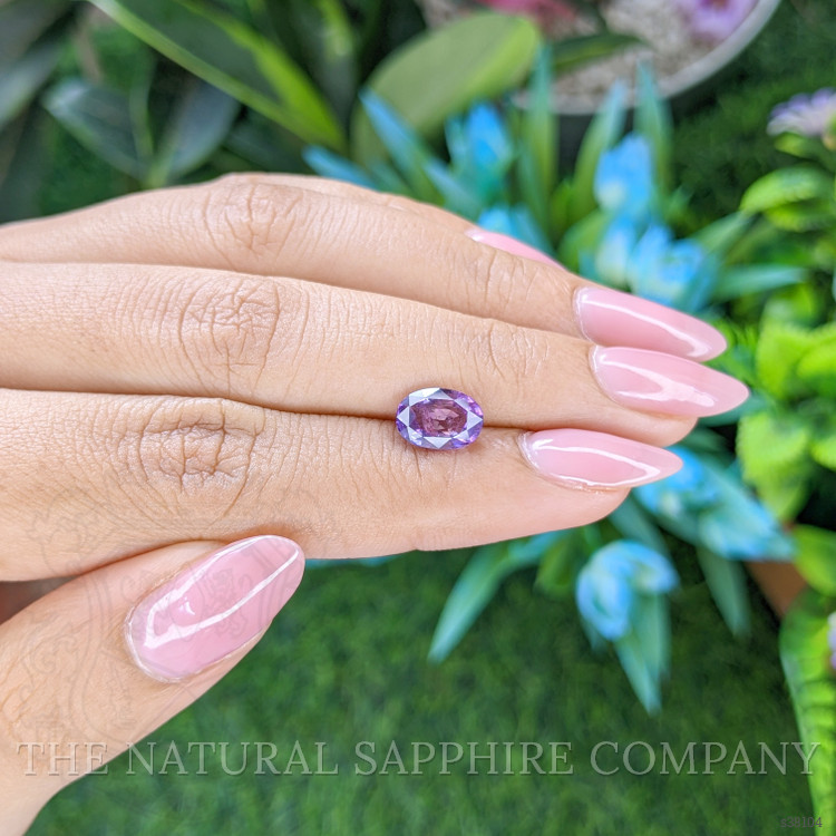 2.30 Ct. Pinkish Purple Sapphire from Tanzania