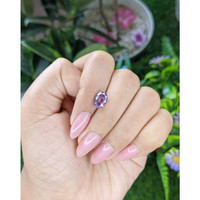 2.30 Ct. Pinkish Purple Sapphire from Tanzania Life Style