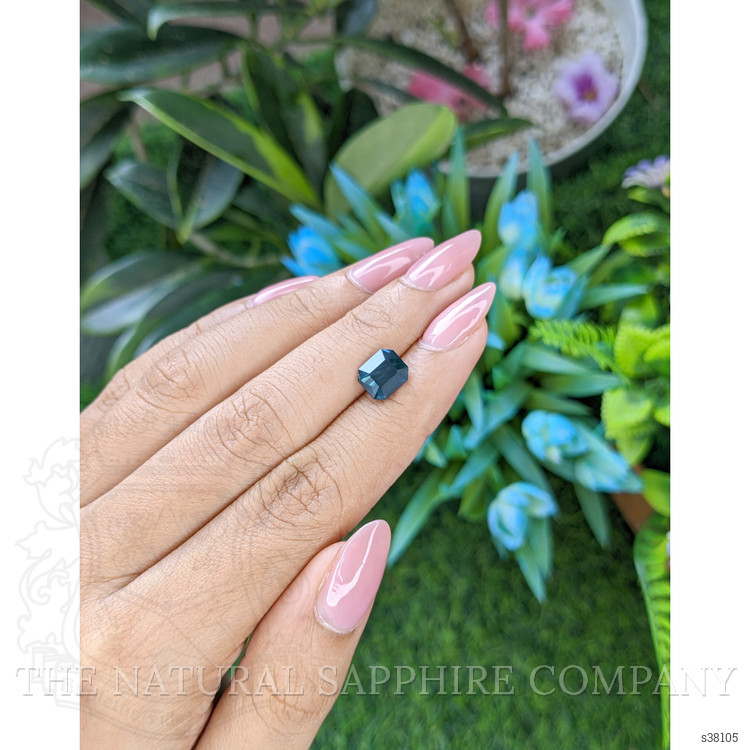 2.63 Ct. Greenish Blue Sapphire from Tanzania