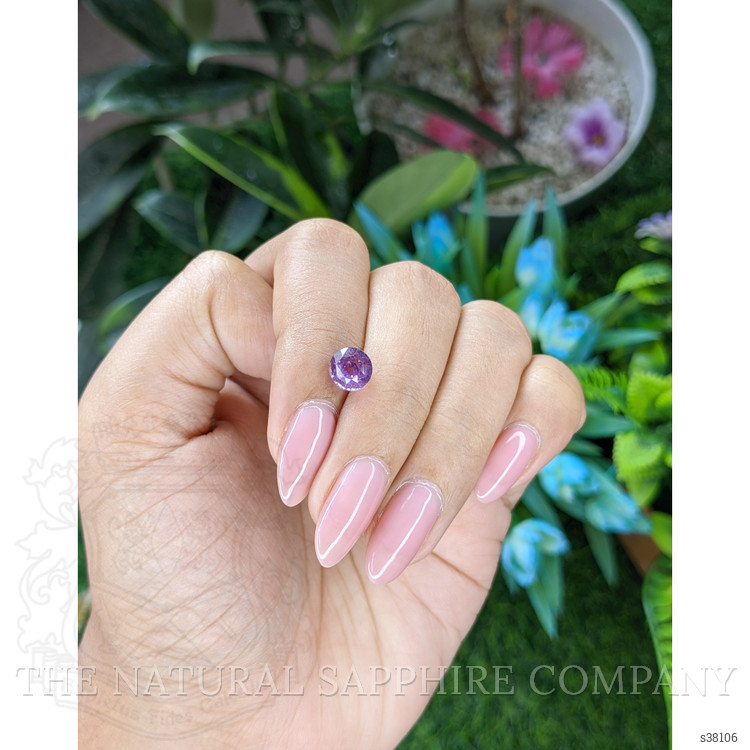 2.45 Ct. Purple Sapphire from Tanzania