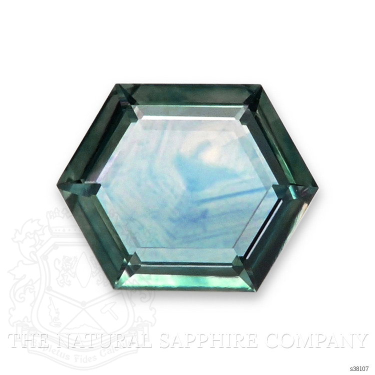 0.73 Ct. Bluish Green Sapphire from Montana
