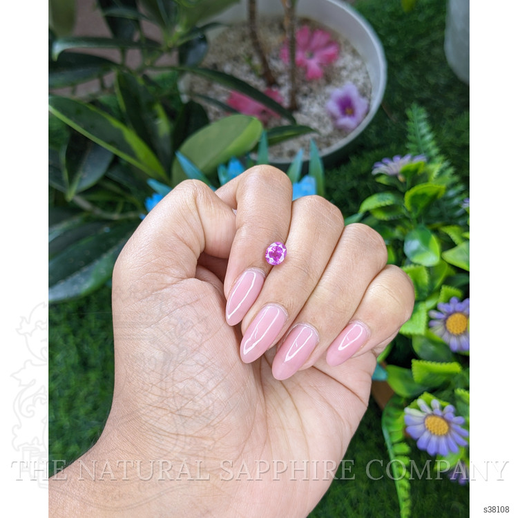 1.15 Ct. Purplish Pink Sapphire from Tanzania