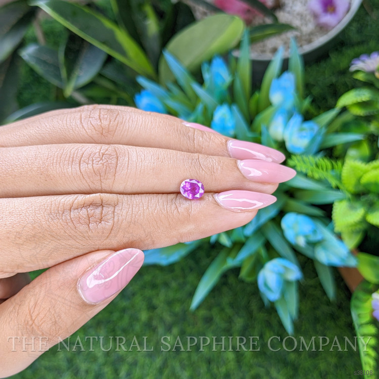 1.15 Ct. Purplish Pink Sapphire from Tanzania