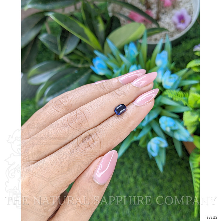 1.34 Ct. Purplish Blue Sapphire from Tanzania