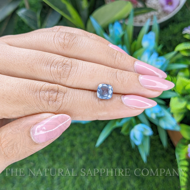 2.04 Ct. Greyish Blue Sapphire from Tanzania