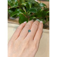 0.80 Ct. Bluish Green Sapphire from Montana Life Style