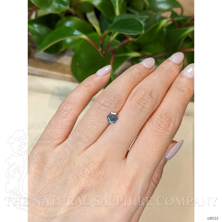 0.77 Ct. Bluish Green Sapphire from Montana