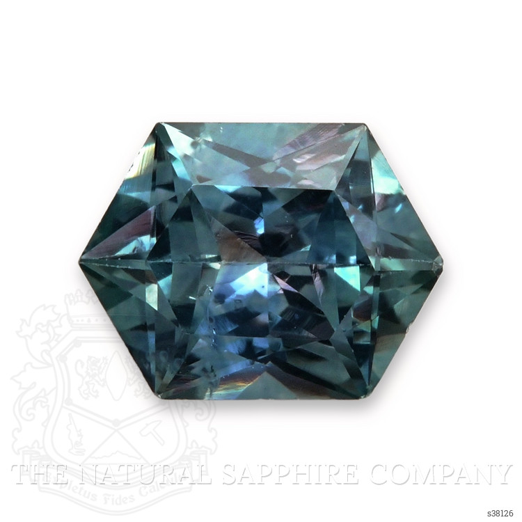 0.87 Ct. Bluish Green Sapphire from Montana
