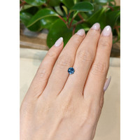 0.85 Ct. Greenish Blue Sapphire from Montana Life Style