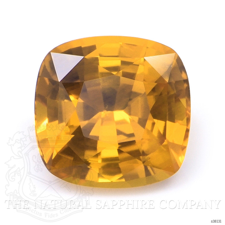3.89 Ct. Yellowish Orange Sapphire from Ceylon (Sri Lanka)