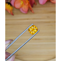 3.89 Ct. Yellowish Orange Sapphire from Ceylon (Sri Lanka) Life Style