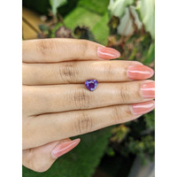 2.17 Ct. Pinkish Purple Sapphire from Ceylon (Sri Lanka) Life Style